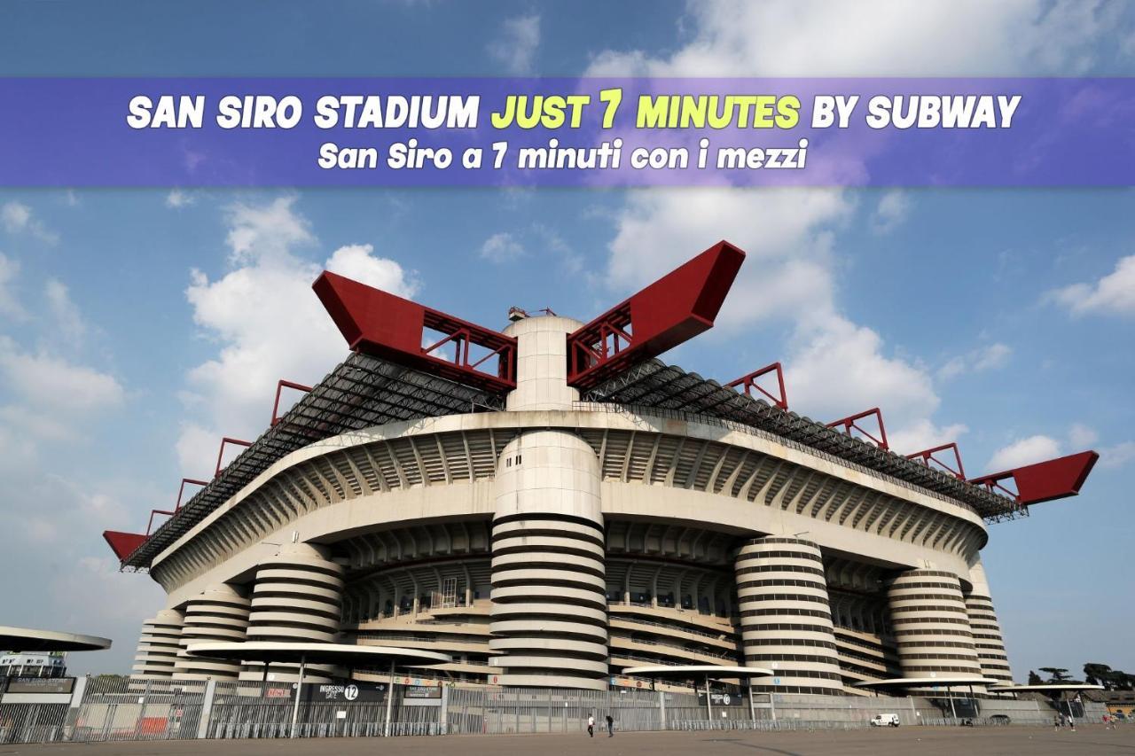 San Siro A 5 Minuti Casetta Dietro Allo Stadio Milánó Kültér fotó